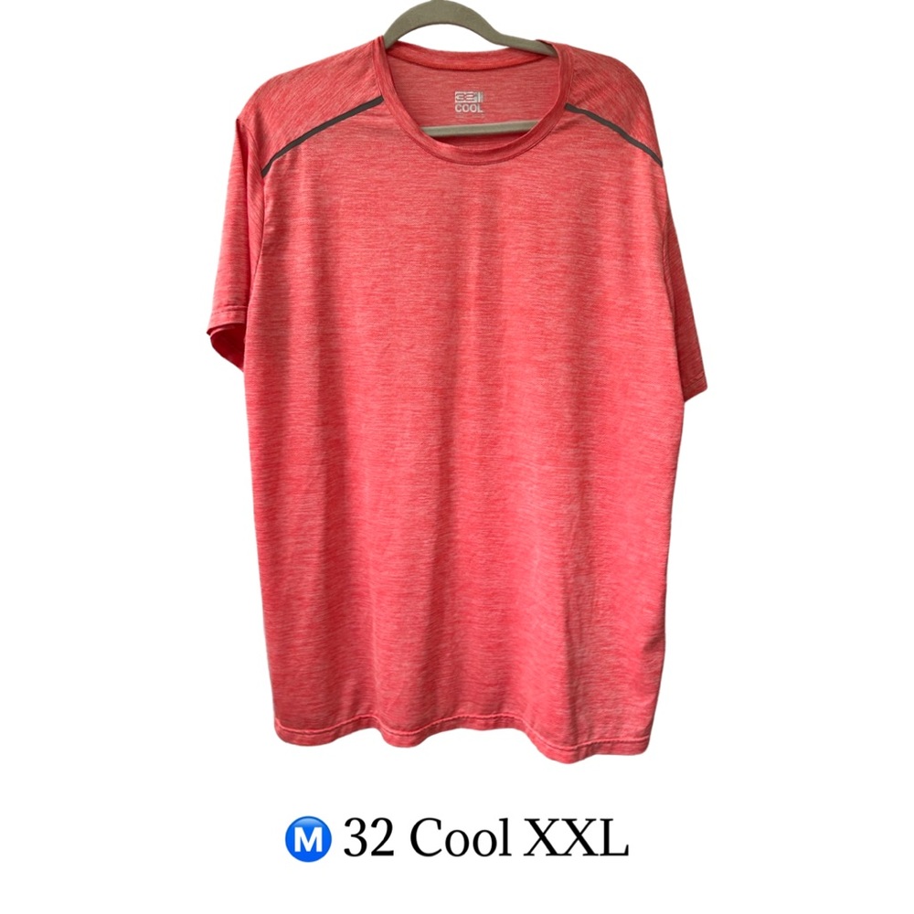 Ⓜ️ 32 Cool Tee - orange,‎ soft and lightweight XXL